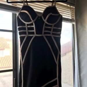 Form fitting mini dress